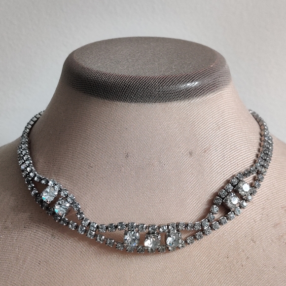 🇨🇦 Vintage 50s Art Deco necklace by Kramer of NY - Picture 13 of 13